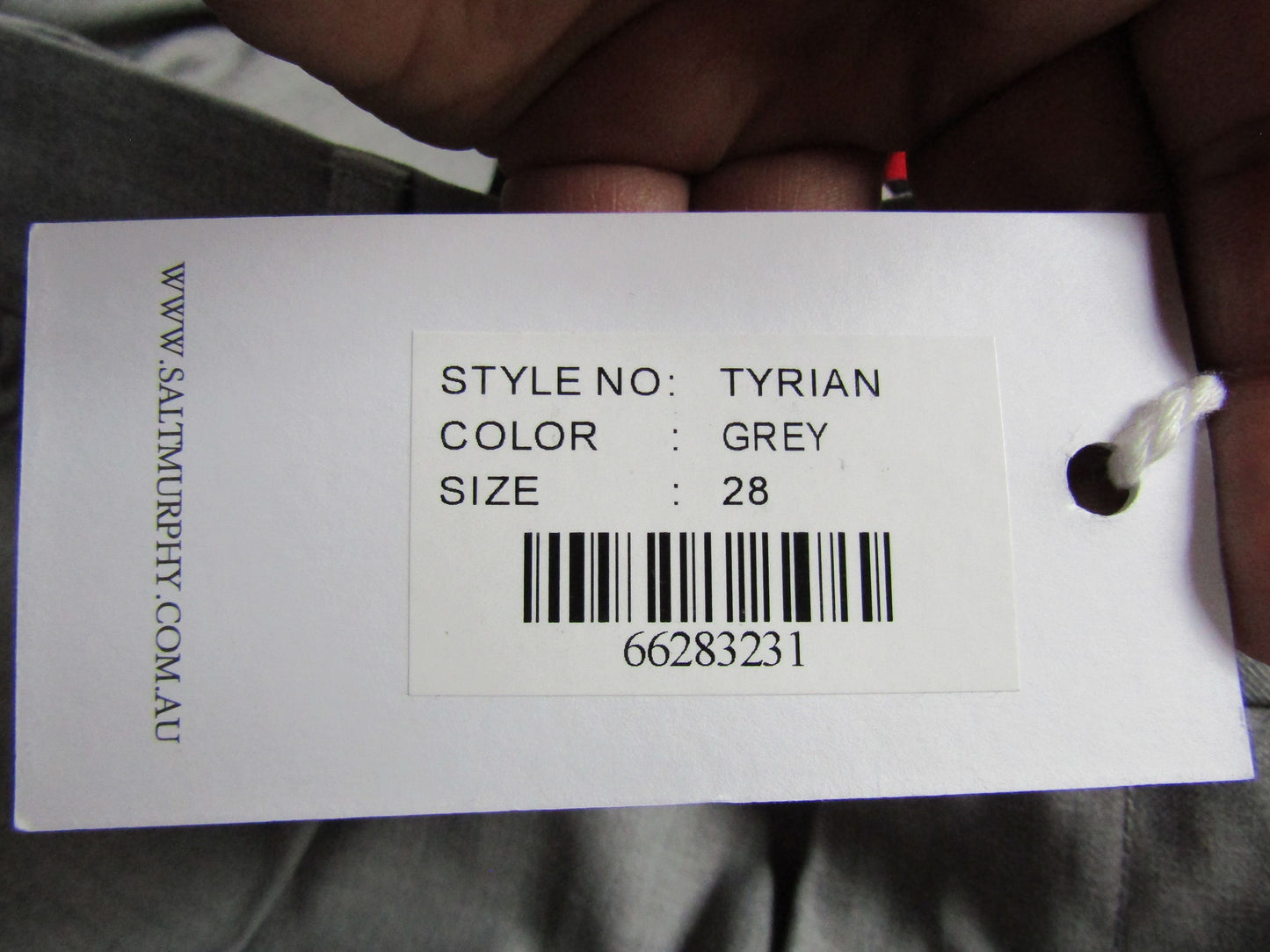 Salt Murphy Tyrian Men's Gray Wide Leg Dress Pants Trousers Size 28