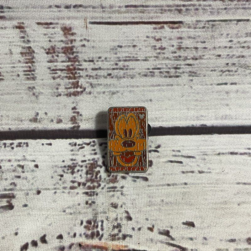 Disney Goofy Character Tiki Face Dlr Hidden Mickey Pin 4 Of 5