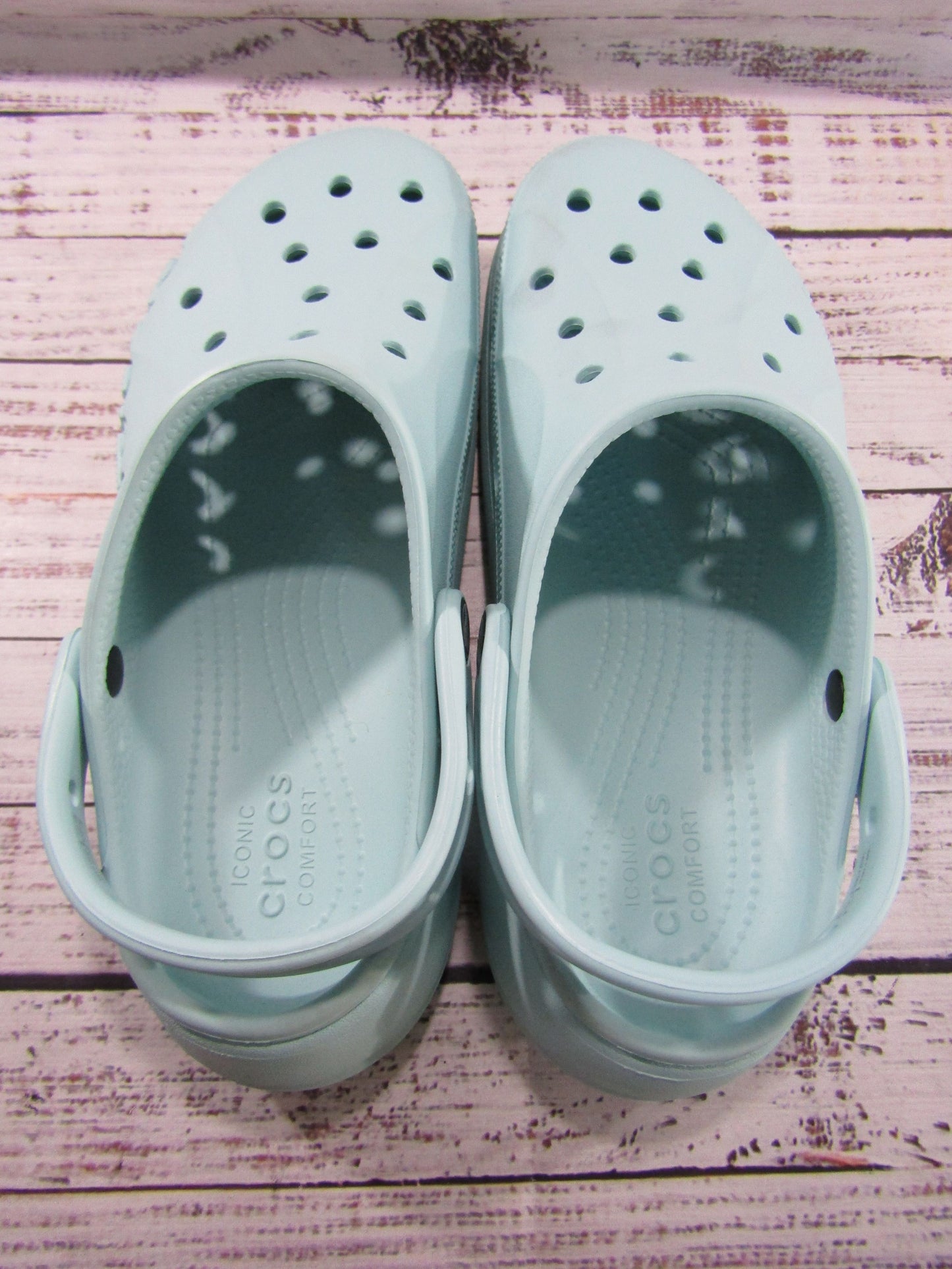 Crocs Baya Women's Pure Water Blue Sandals Size 9