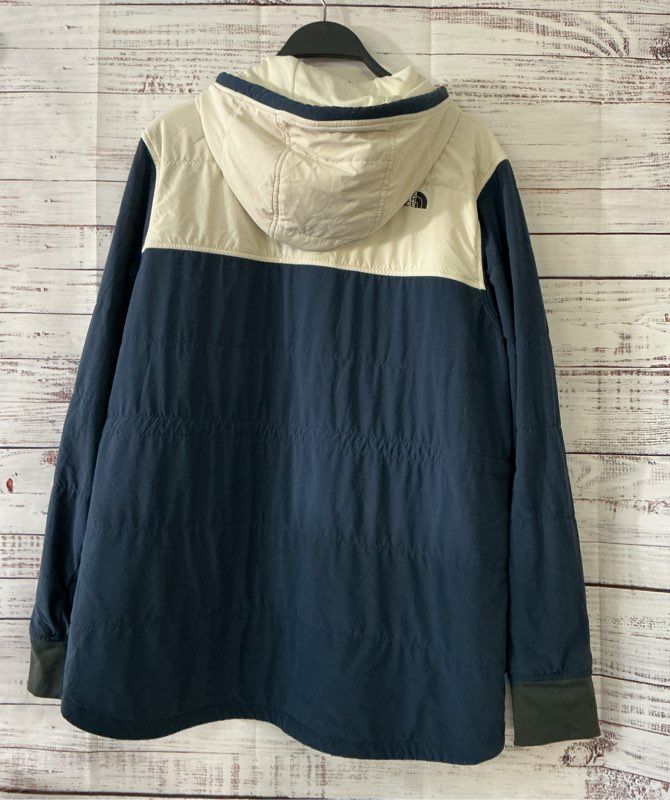 Women's The North Face Blue/Beige Jacket with hood Size XL