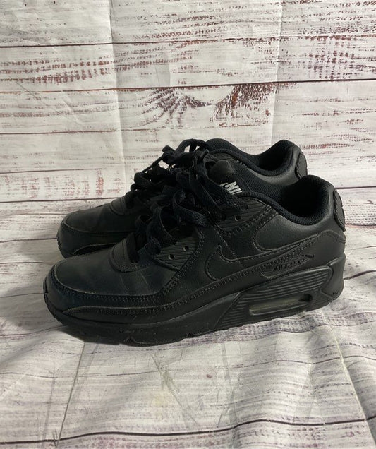 Size 5.5 Youth - Nike Air Max 90 Low Triple Black - CD6864-001 Sneakers