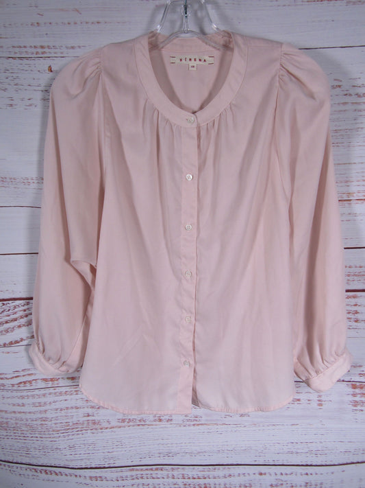 XiRENA Fabienne Women's Pink Long Sleeve Blouse Size XS