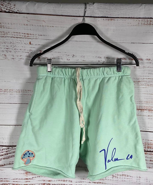 Valas Mint Green Coastal Sweat Shorts - Size Extra Small