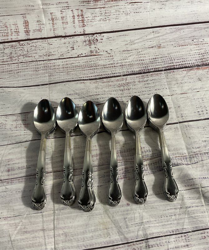 New Walco Stainless Steel Set Of 36 Spoons Kitchen Flatware