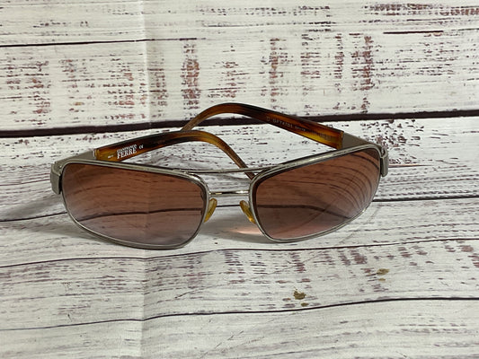 GIANFRANCO FERRE GF74701 Men's Silver Tone & Tortoise Sunglasses- 64[ ]18 124