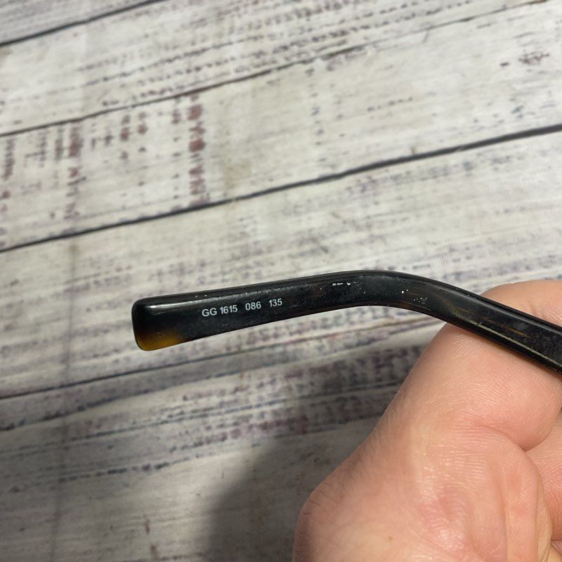 Gucci GG1615 Tortoise Eyeglasses Size 15-54-135 *FRAMES ONLY*