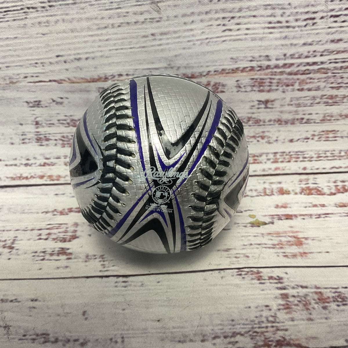 Rawling Colorado Rockies Silver Purple Baseball 2009