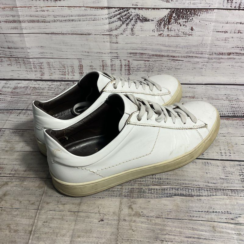 Bruno Magli Warren White Leather Sneaker Men's Size 8.5 US