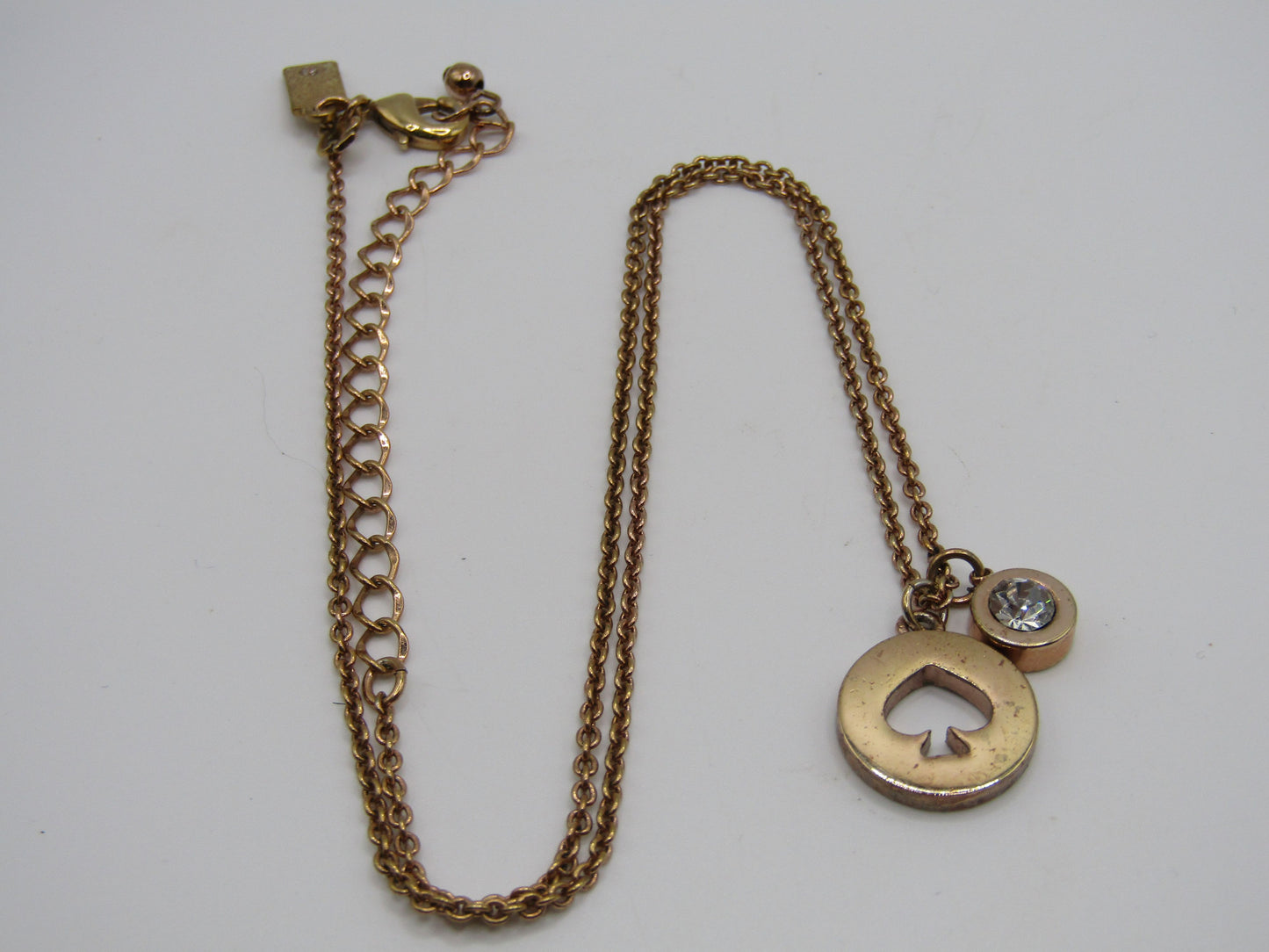 Kate Spade New York Spot the Spade Gold Plated Pendant Necklace