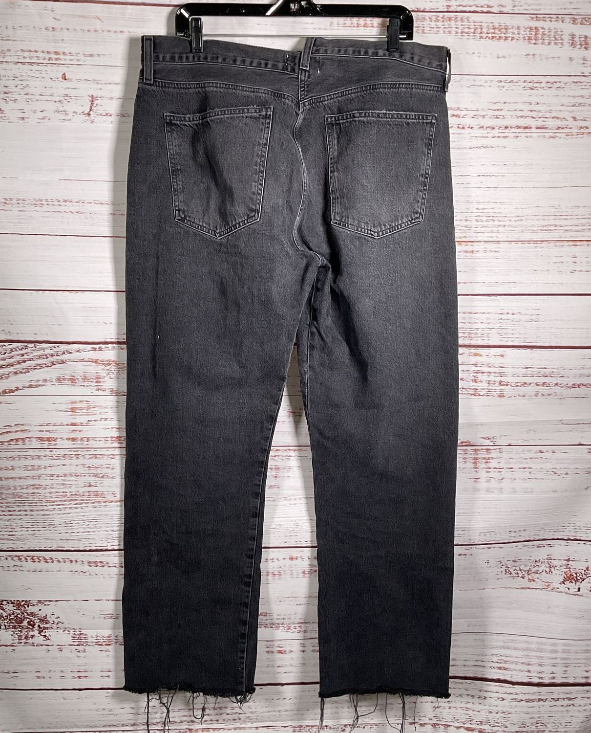 Agolde Arc Criss Cross Jeans Dark Gray 34