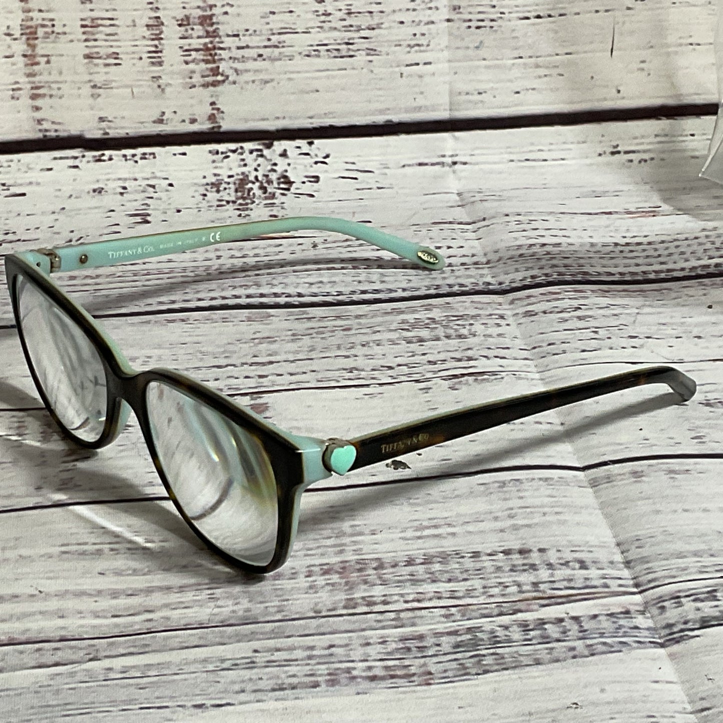 TIFFANY & CO. TF2097 8134 Women's Tortoise/Tiffany Blue Eyeglasses- 52[ ]16 135