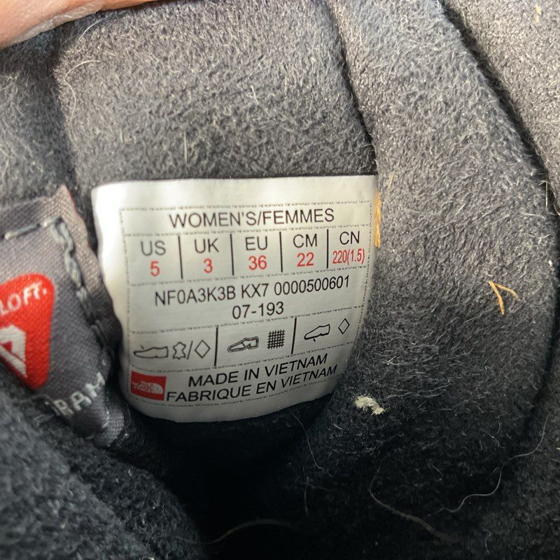 THE NORTH FACE Yukiona Mid Women's Snow Boots- SZ 5