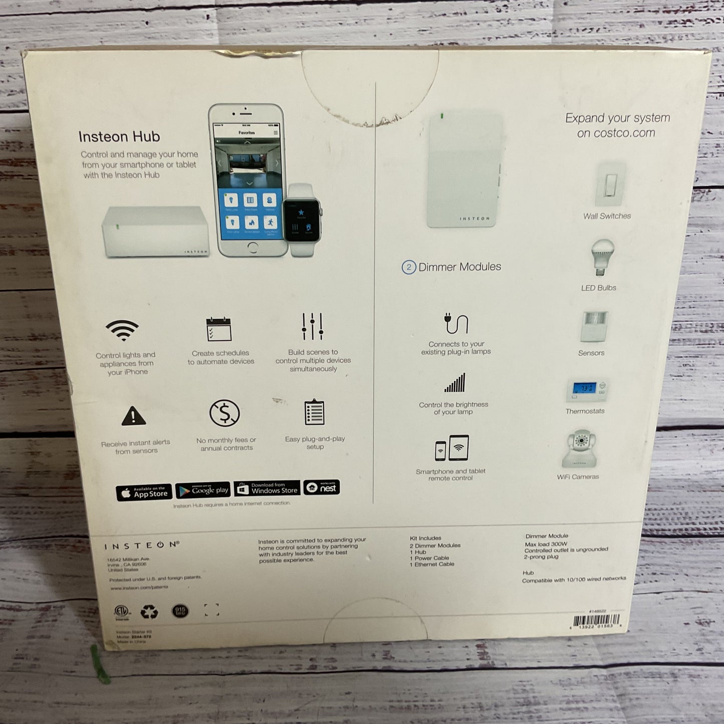 INSTEON Home Control Starter Kit with Hub - White (2244-372)