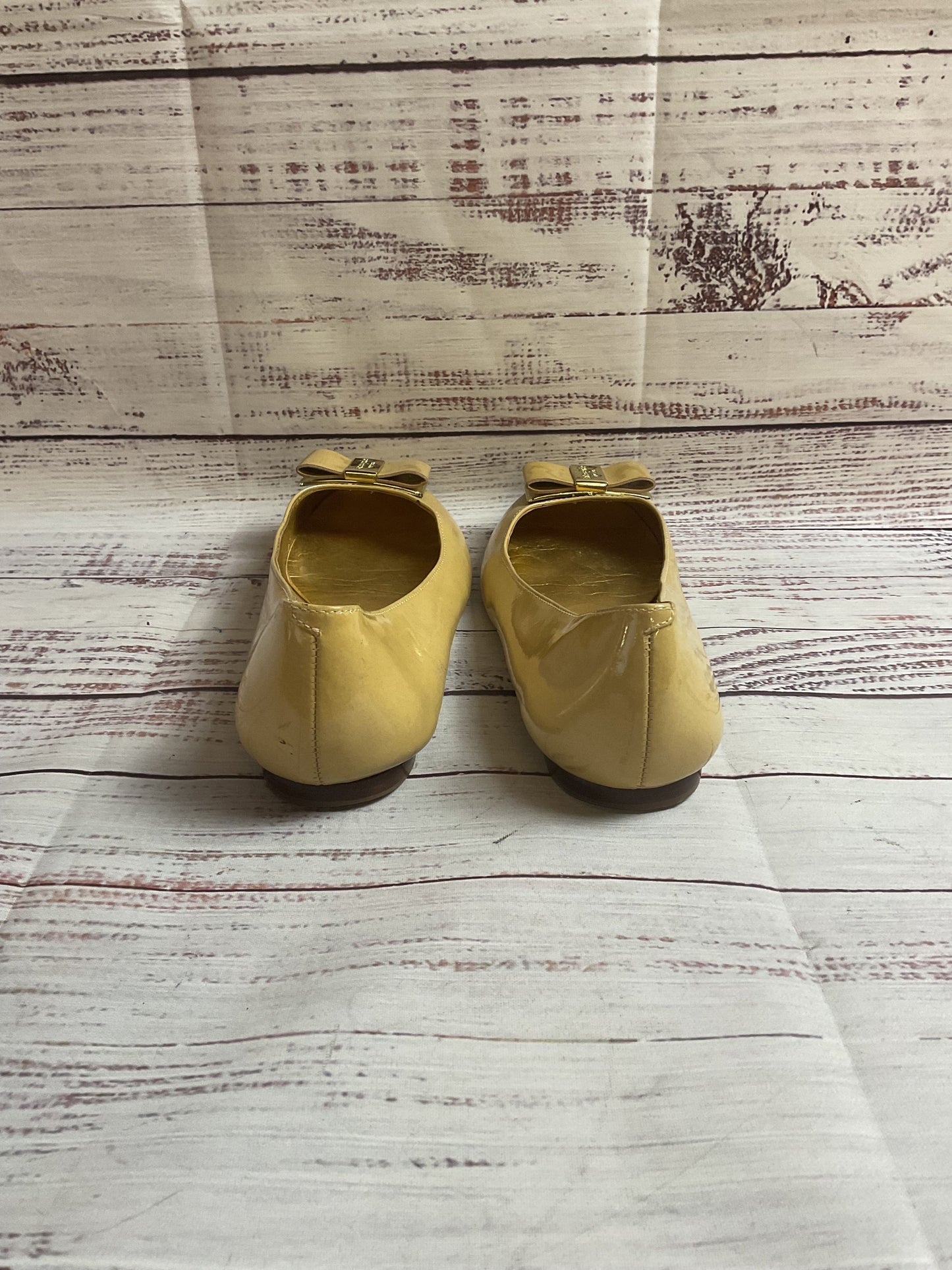 Kate Spade Yellow Slip-On Slide Women 7M