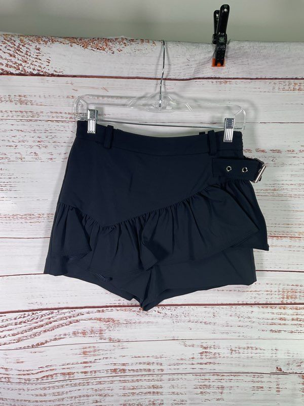 NWT 3.1 Phillip Lim Shorts with Ruffle Apron Midnight Blue Women's Size 0