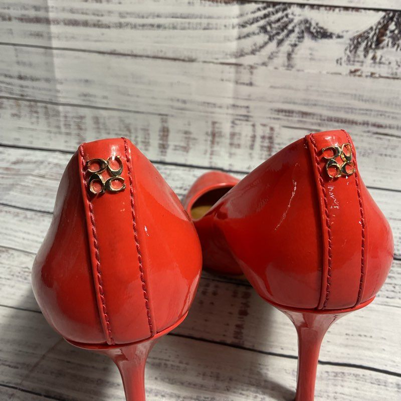 Coach Nala Patent Leather Coral Pump Heel Women's Size 8