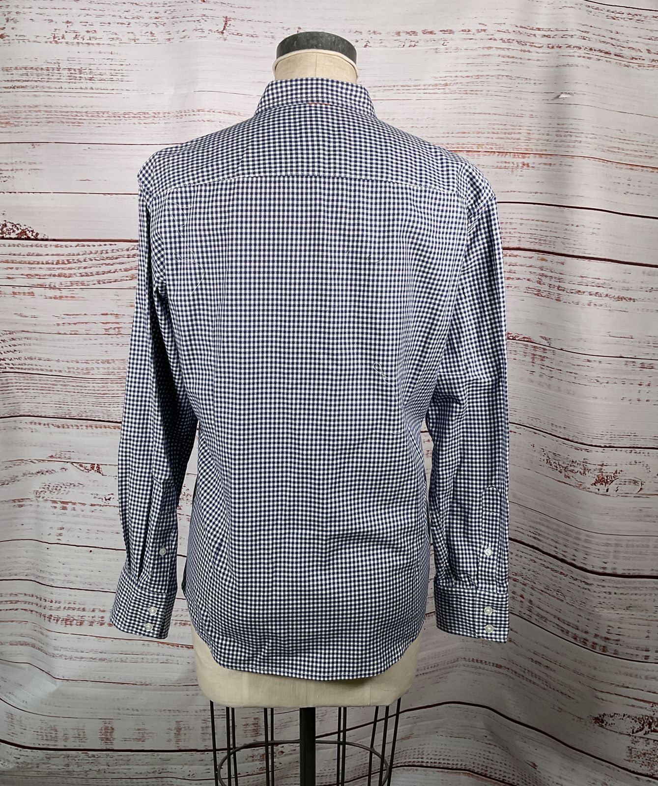 Boss Hugo Boss Checkered Long Sleeve Dress Shirt Multicolor M