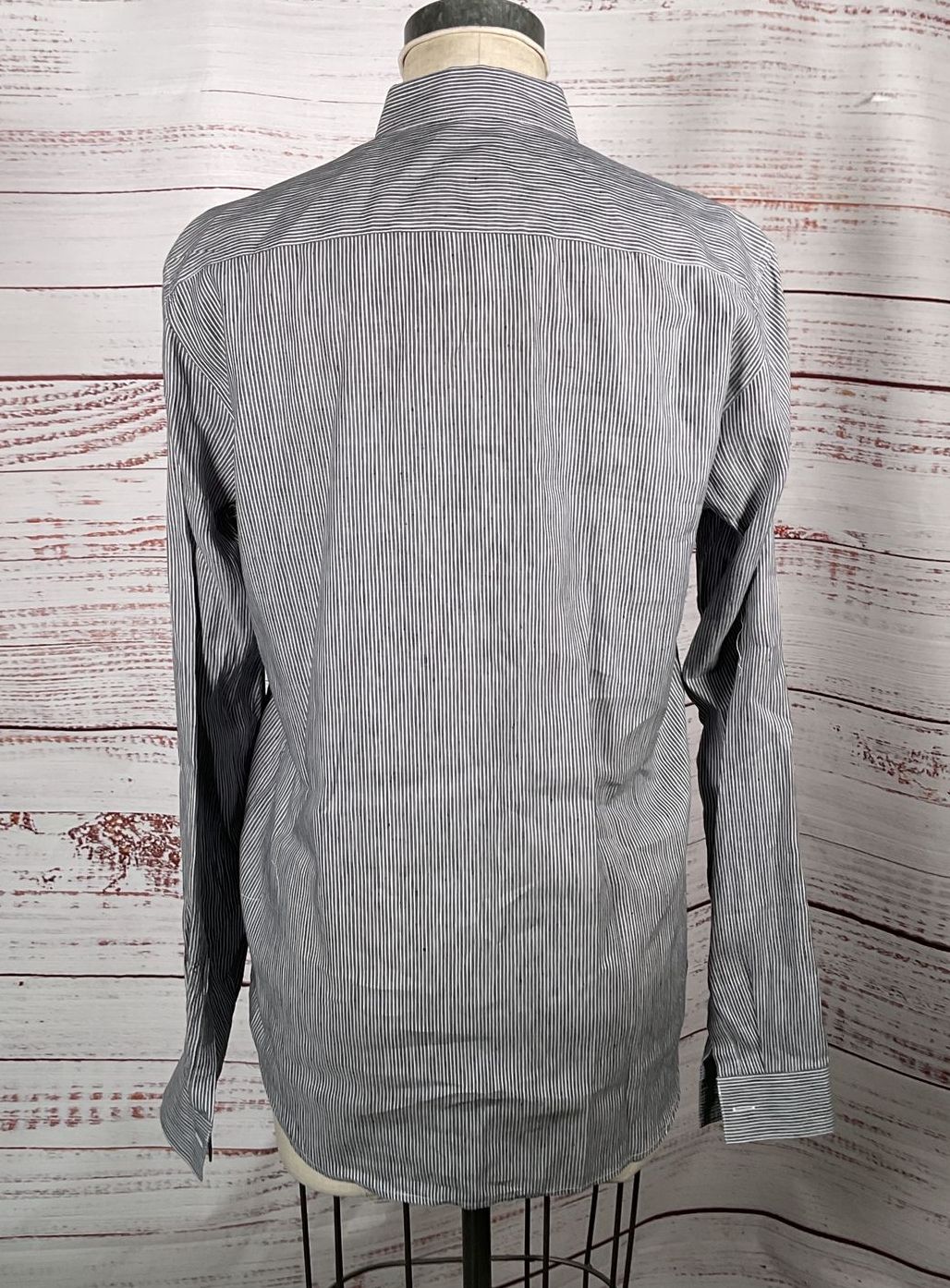 Theory Striped Button Down Shirt Multicolor M