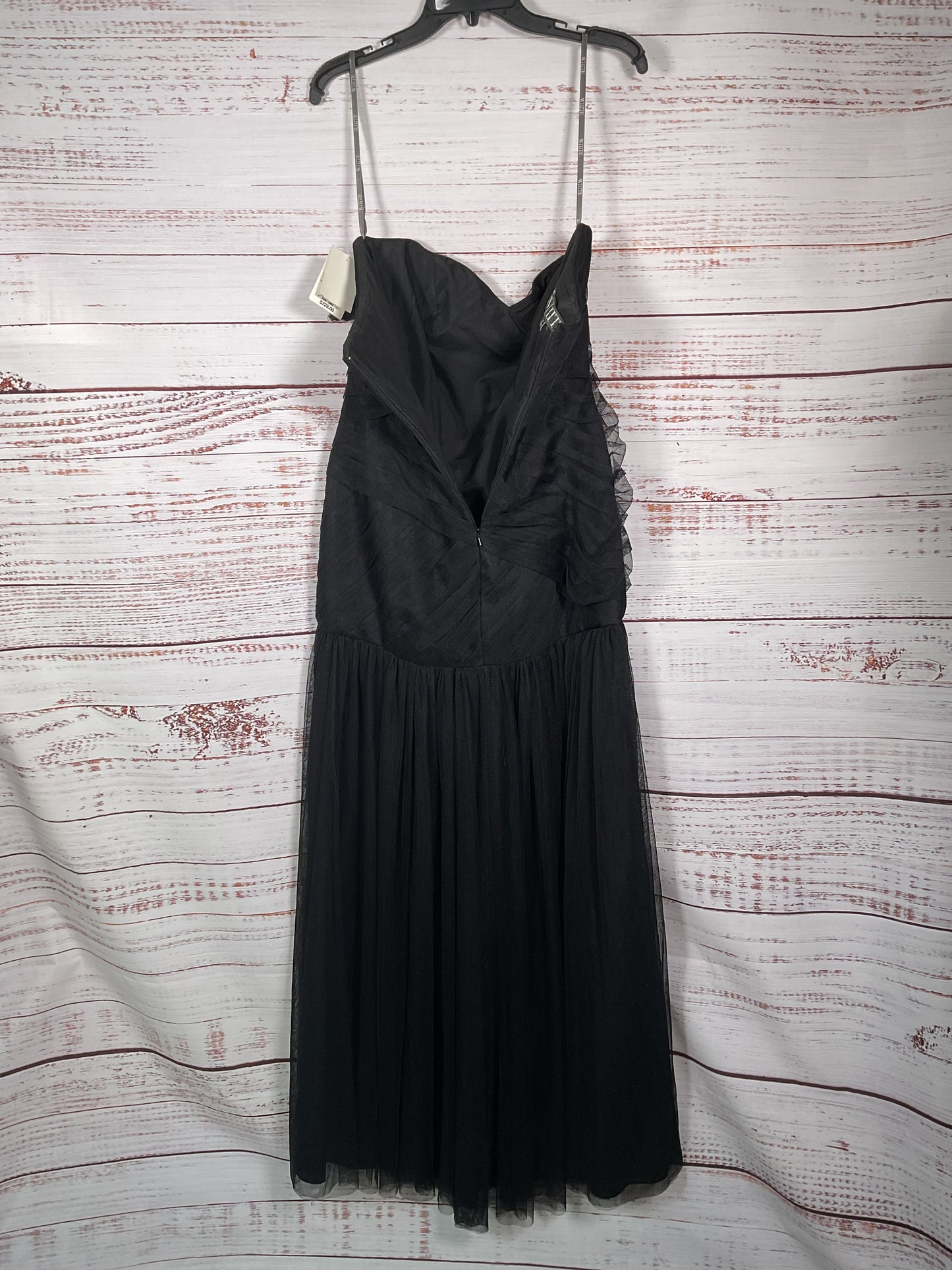 White by Vera Wang Black Formal Dress Gown - Size 10