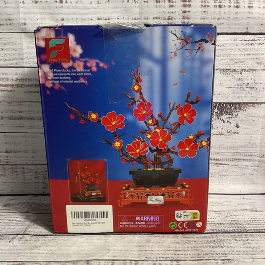 NOB Free Tribe Plum Blossom Chinese Culture Brick Building Set 11004