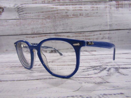 Ray-Ban RB7151 Blue Hexagonal Eyeglasses Frame