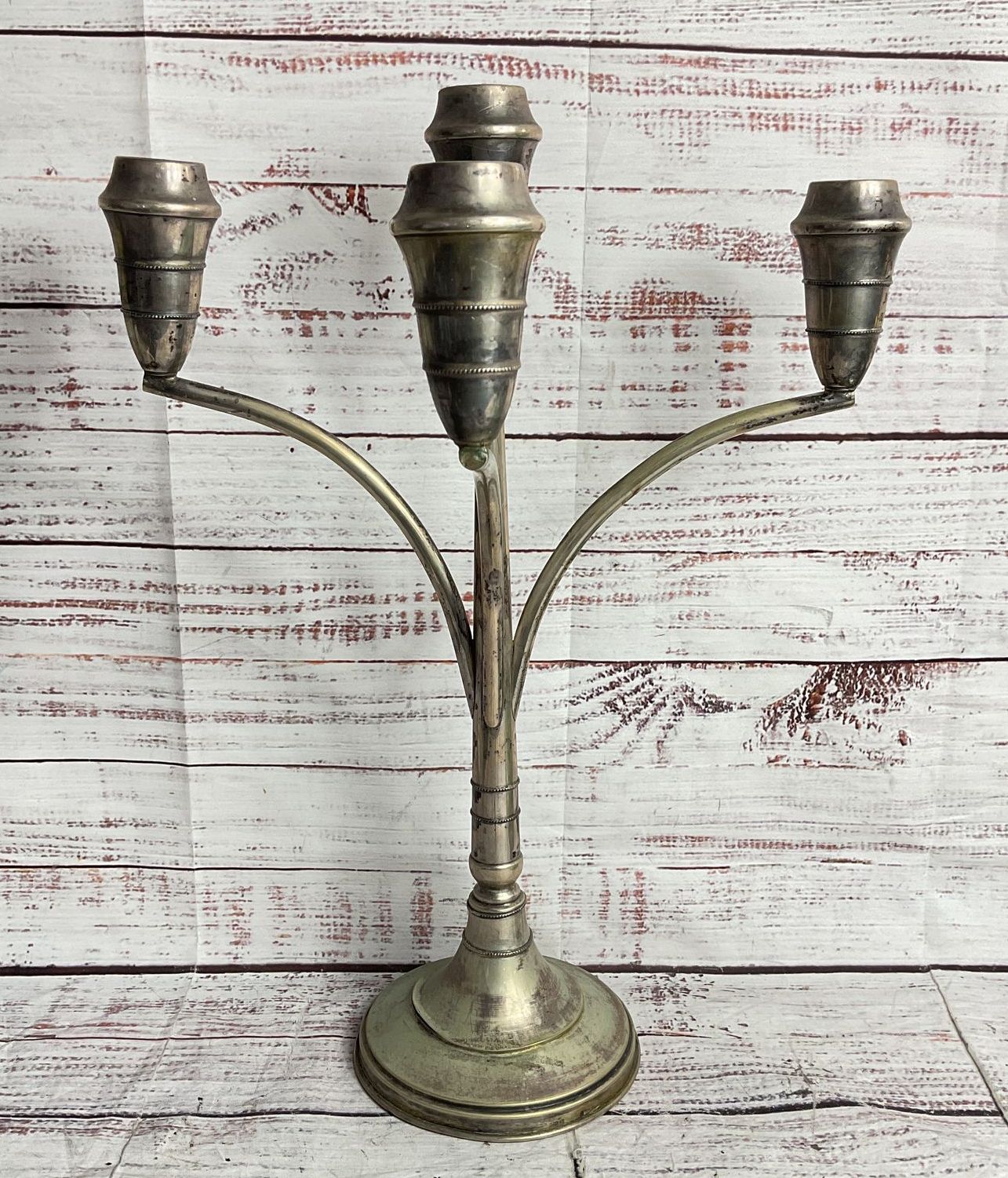 Vintage 15.5' Four Arm Candelabra Sterling Silver