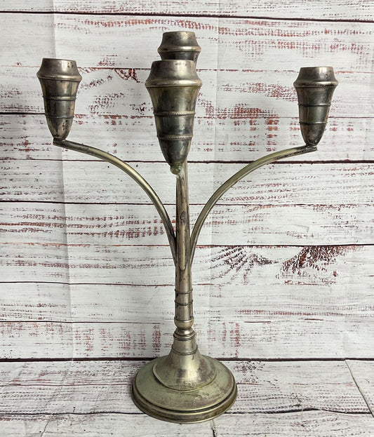 Vintage 15.5' Four Arm Candelabra Sterling Silver