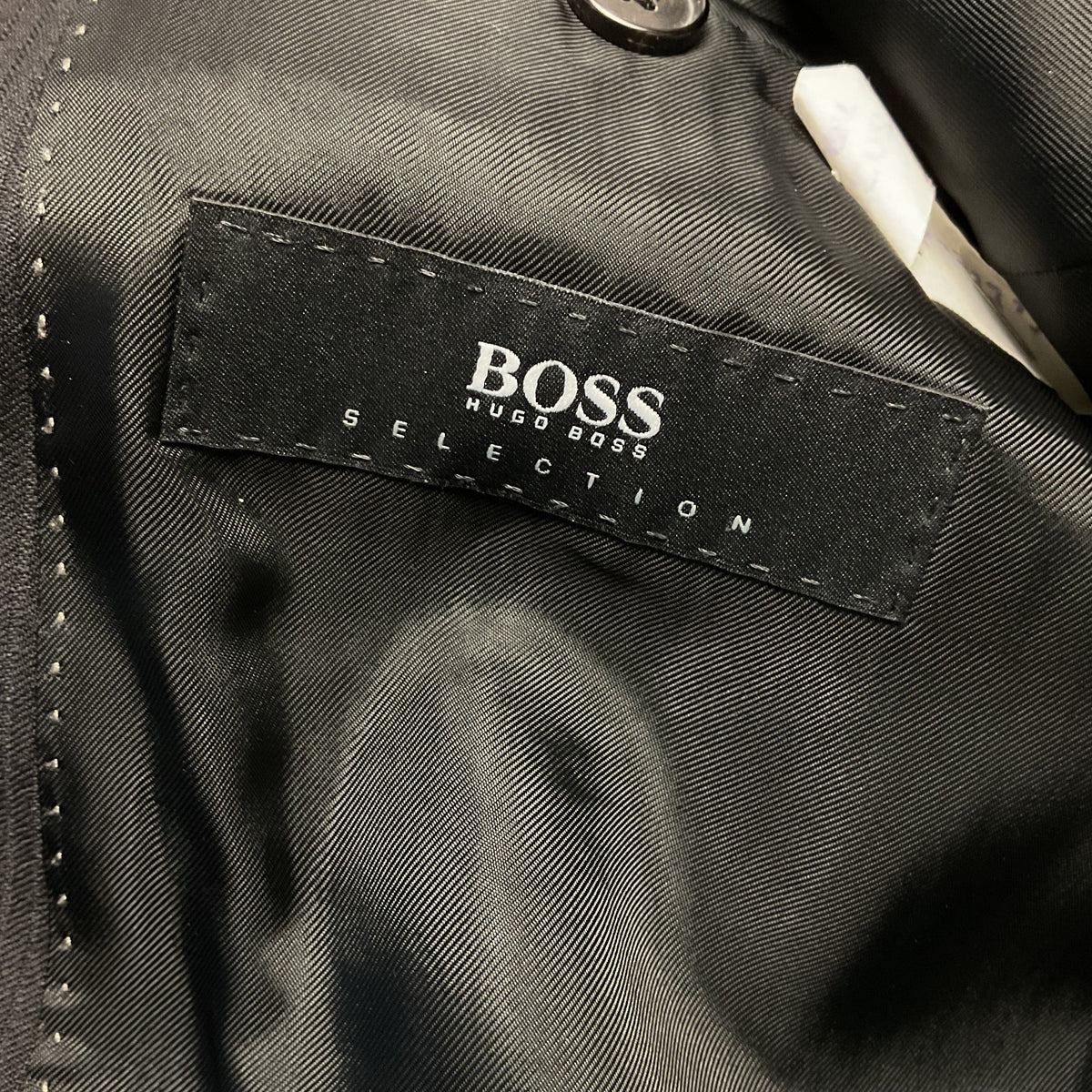 Hugo Boss Black Jacquard Stripe 2 Button Non Shatnez Blazer Jacket - Size 42