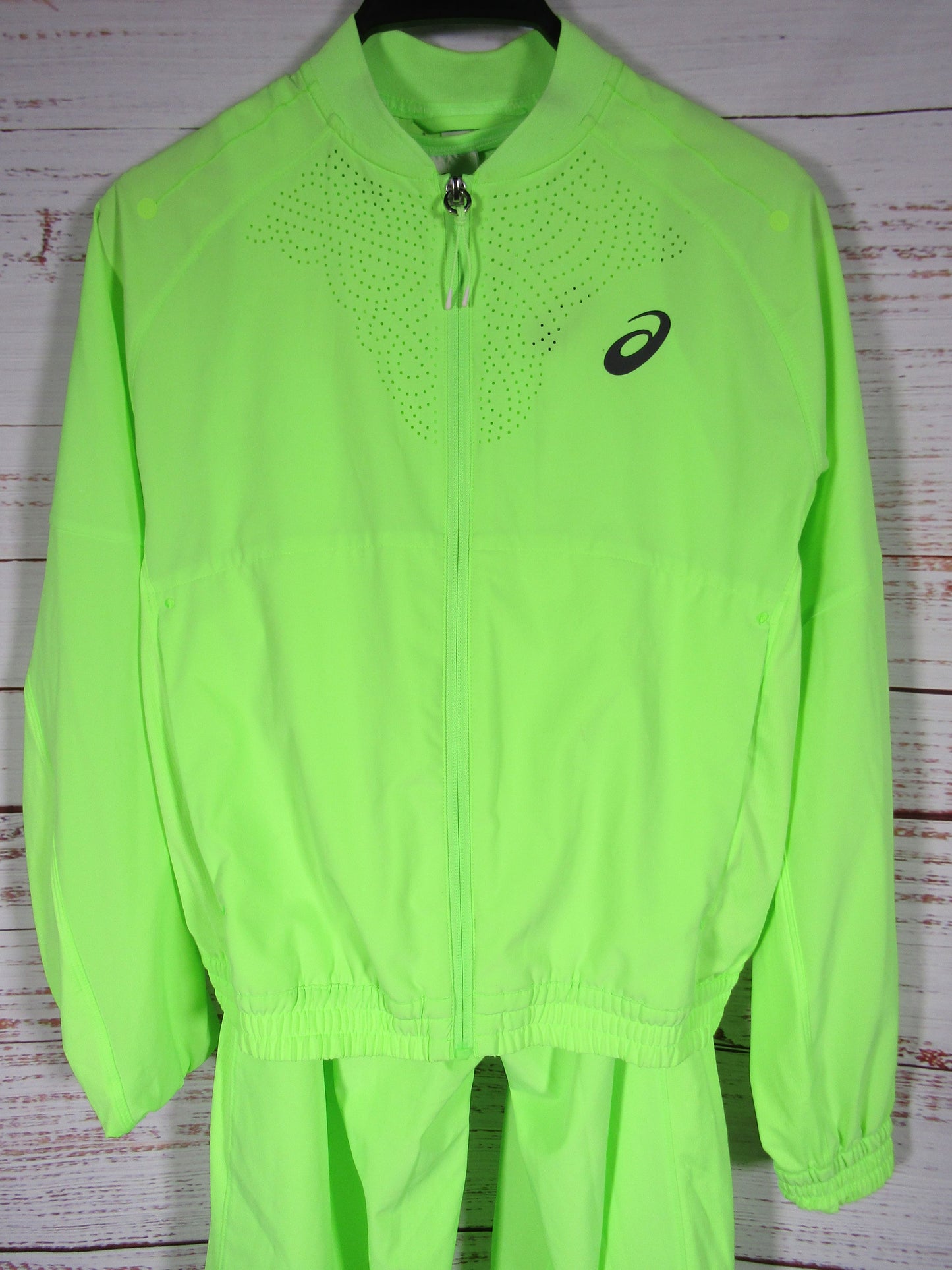 Asics Women's Neon Yellow 4 Piece Track Suit Size S