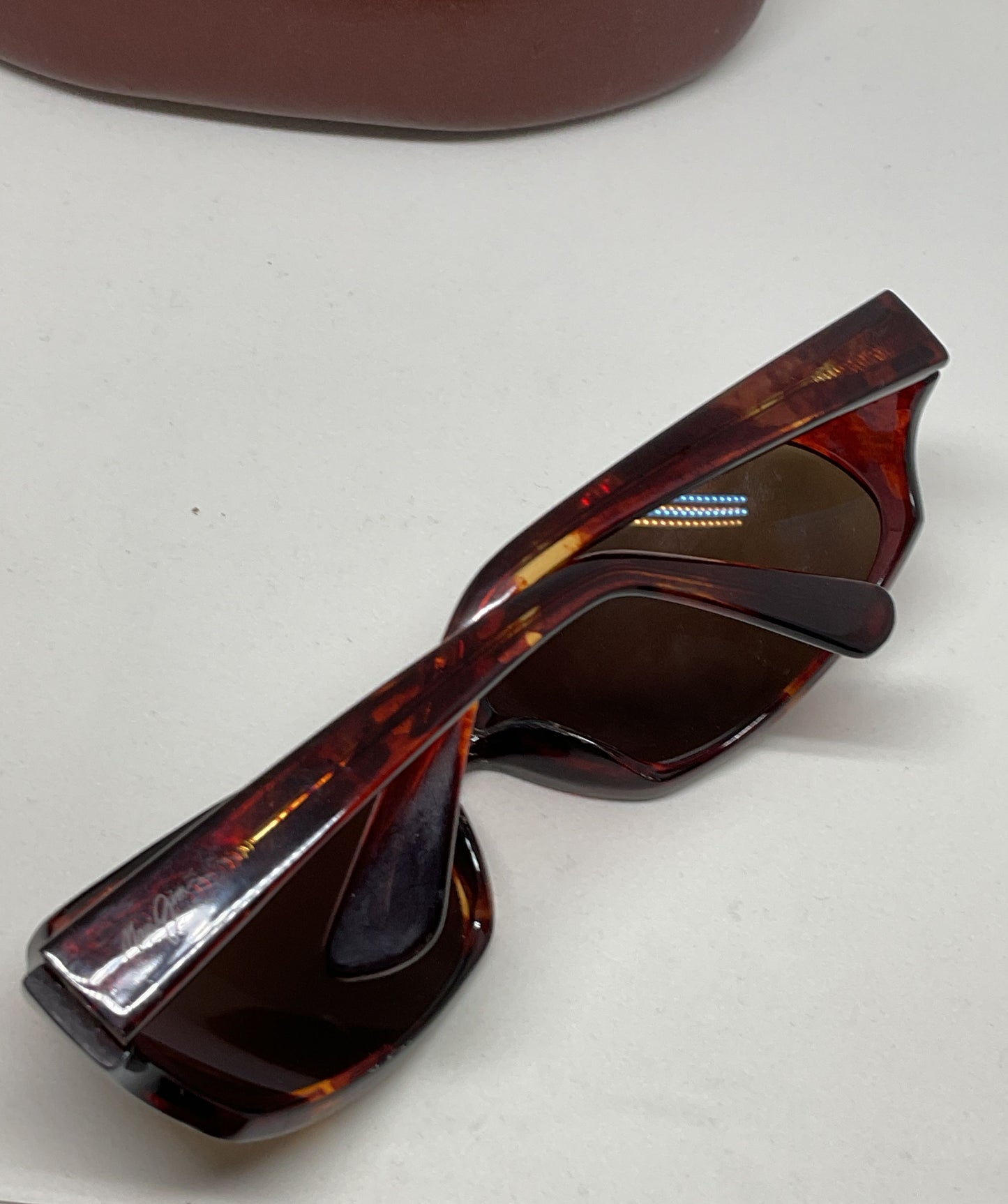 Maui Jim MJ110-10 Brown Sunglasses Made in Japan