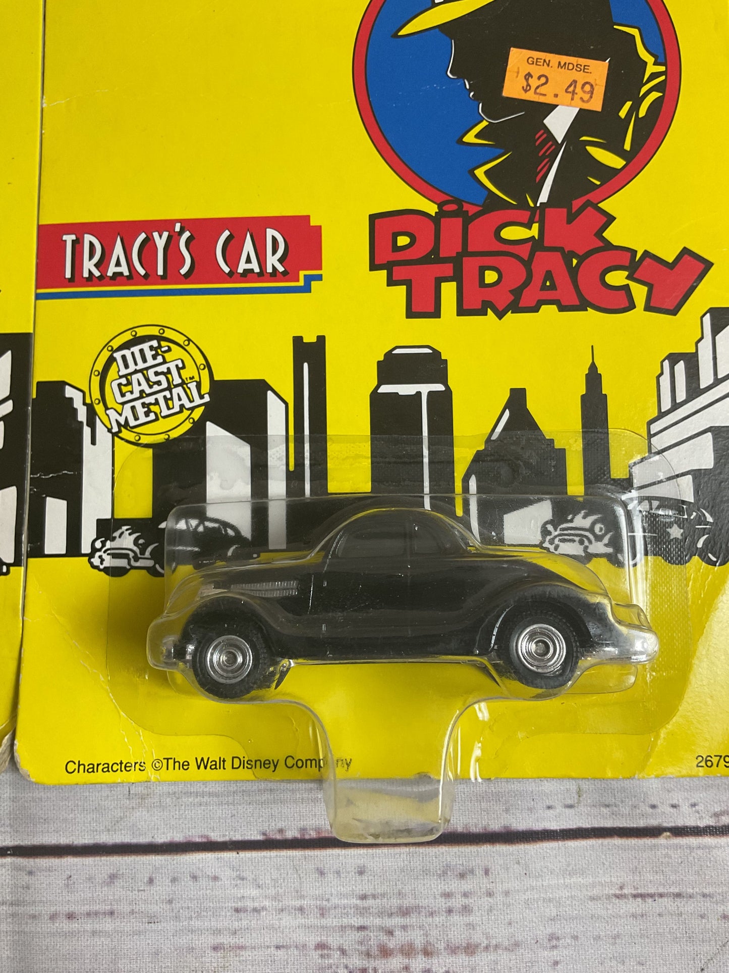 Vintage ERTL Dick Tracy Die Cast 3 Cars