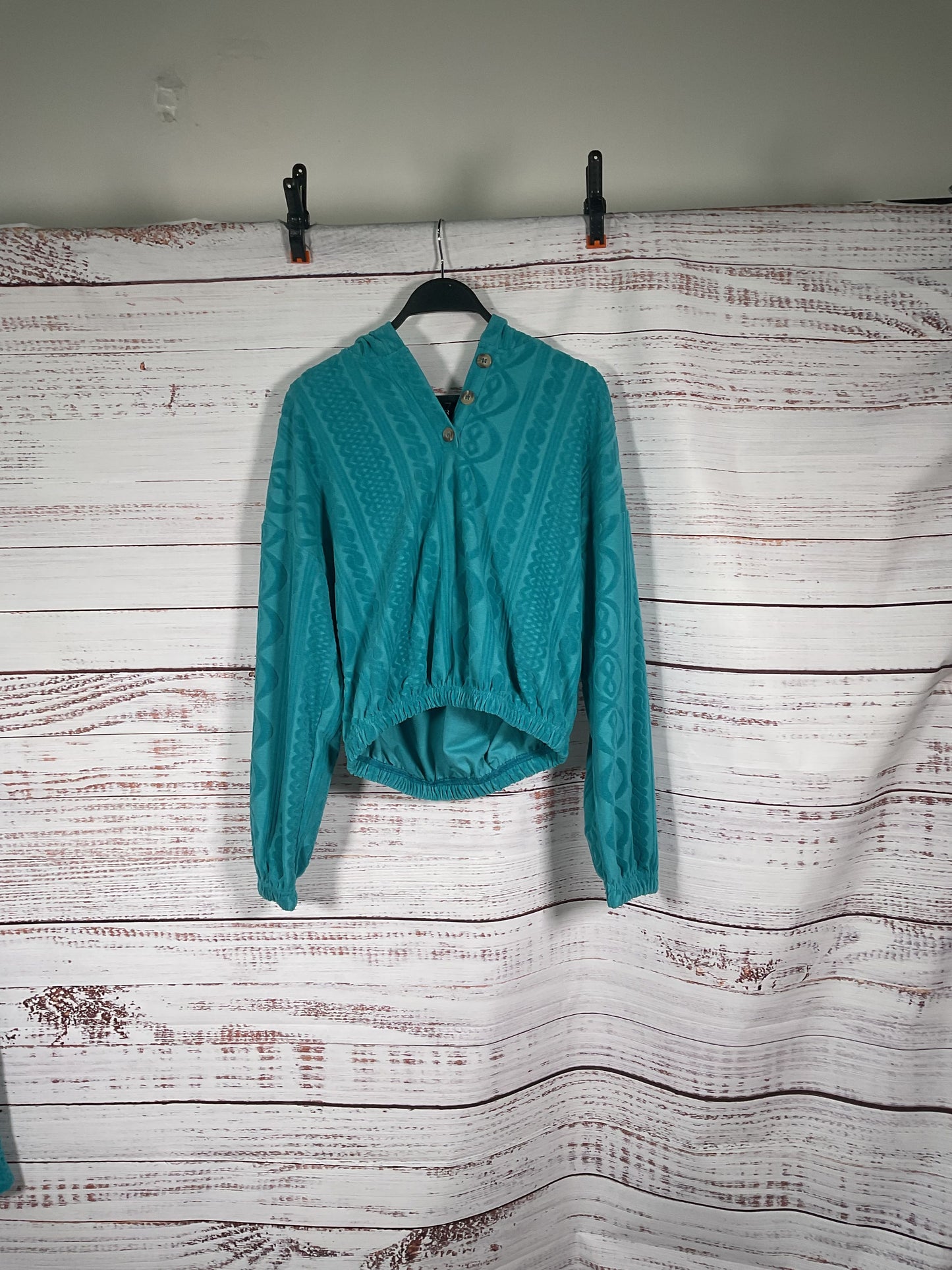 Cider Cyan Top + Pants Set - Size S NWT