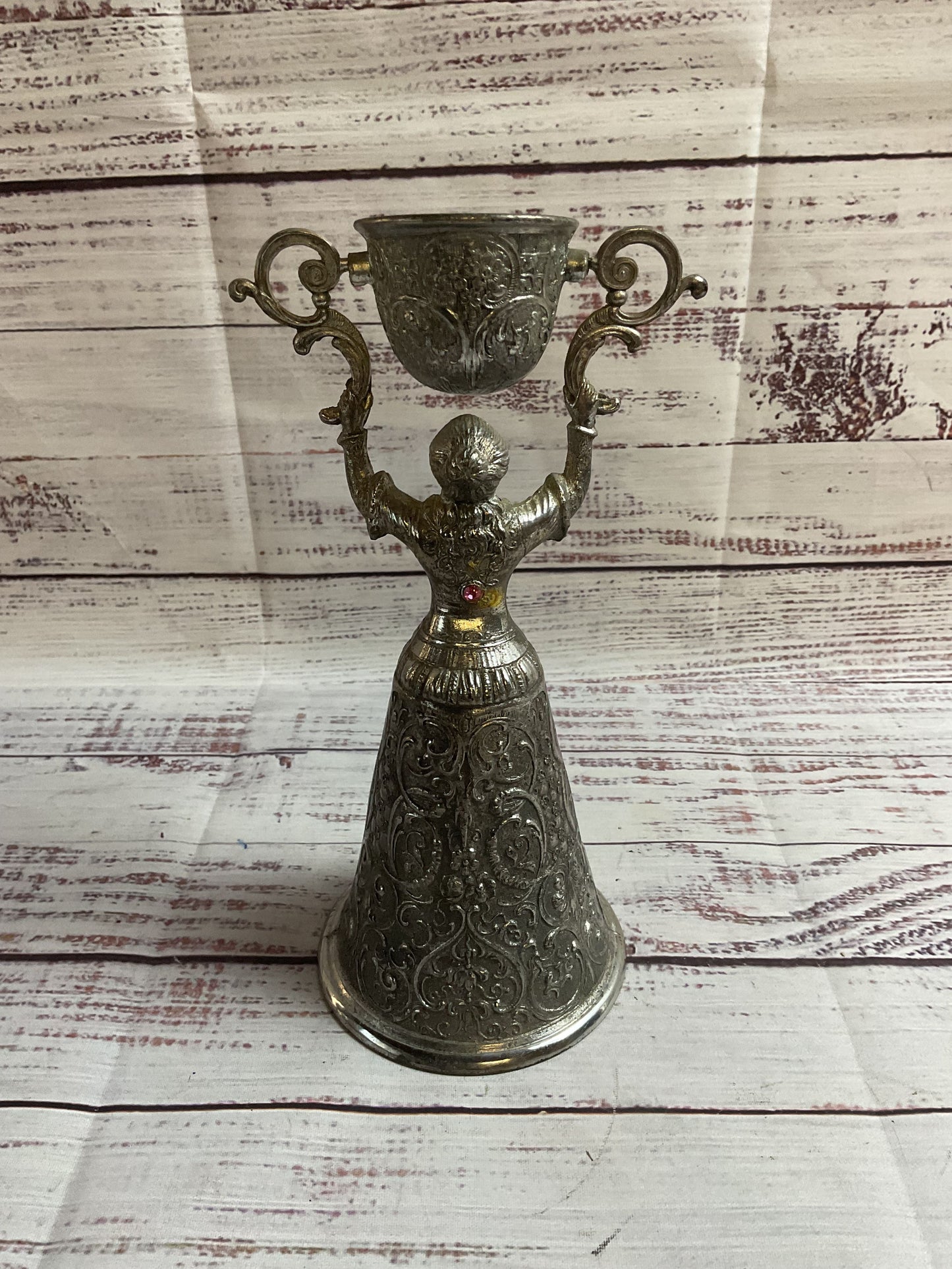 Silverplated Toasting Wedding Chalice Goblet Japan