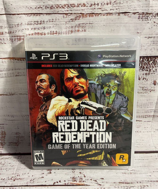Red Dead Redemption - Game of the Year Edition PlayStation 3 Complete W/ MAP