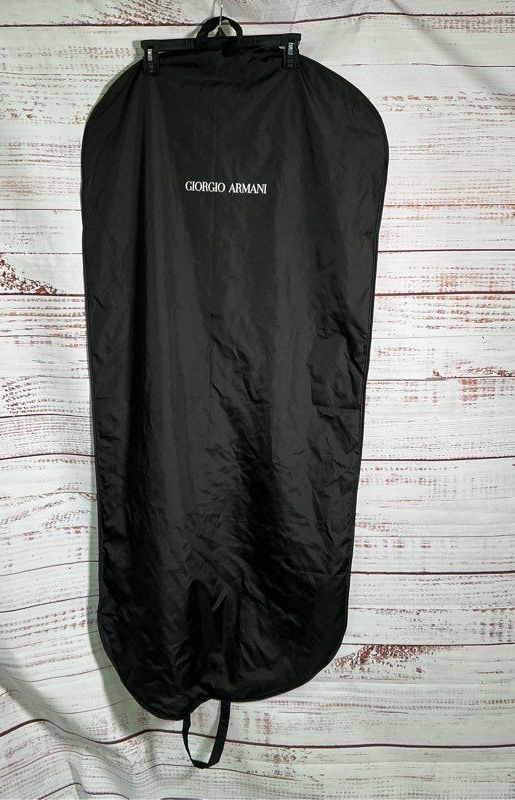 Giorgio Armani Black Nylon Double Handled Garment Bag