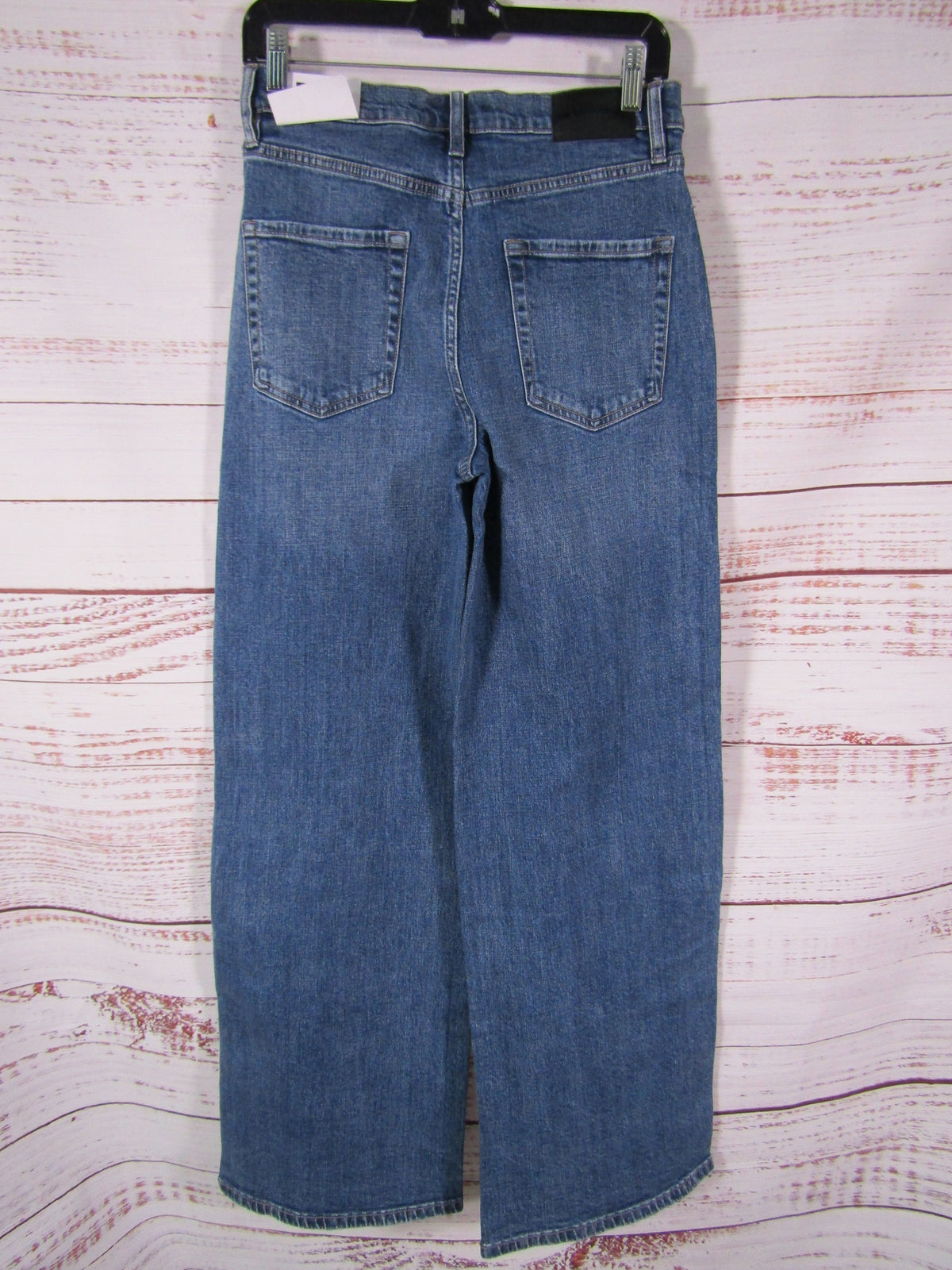 DKNY Jeans Women's Blue High Rise Wide Leg Jeans Size 28