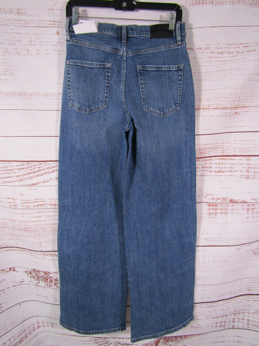 DKNY Jeans Women's Blue High Rise Wide Leg Jeans Size 28