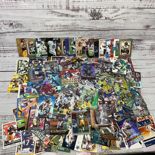 Upper Deck Fleer Nfl Donruss Football Holographic Metallic Trading Card Lot 200+