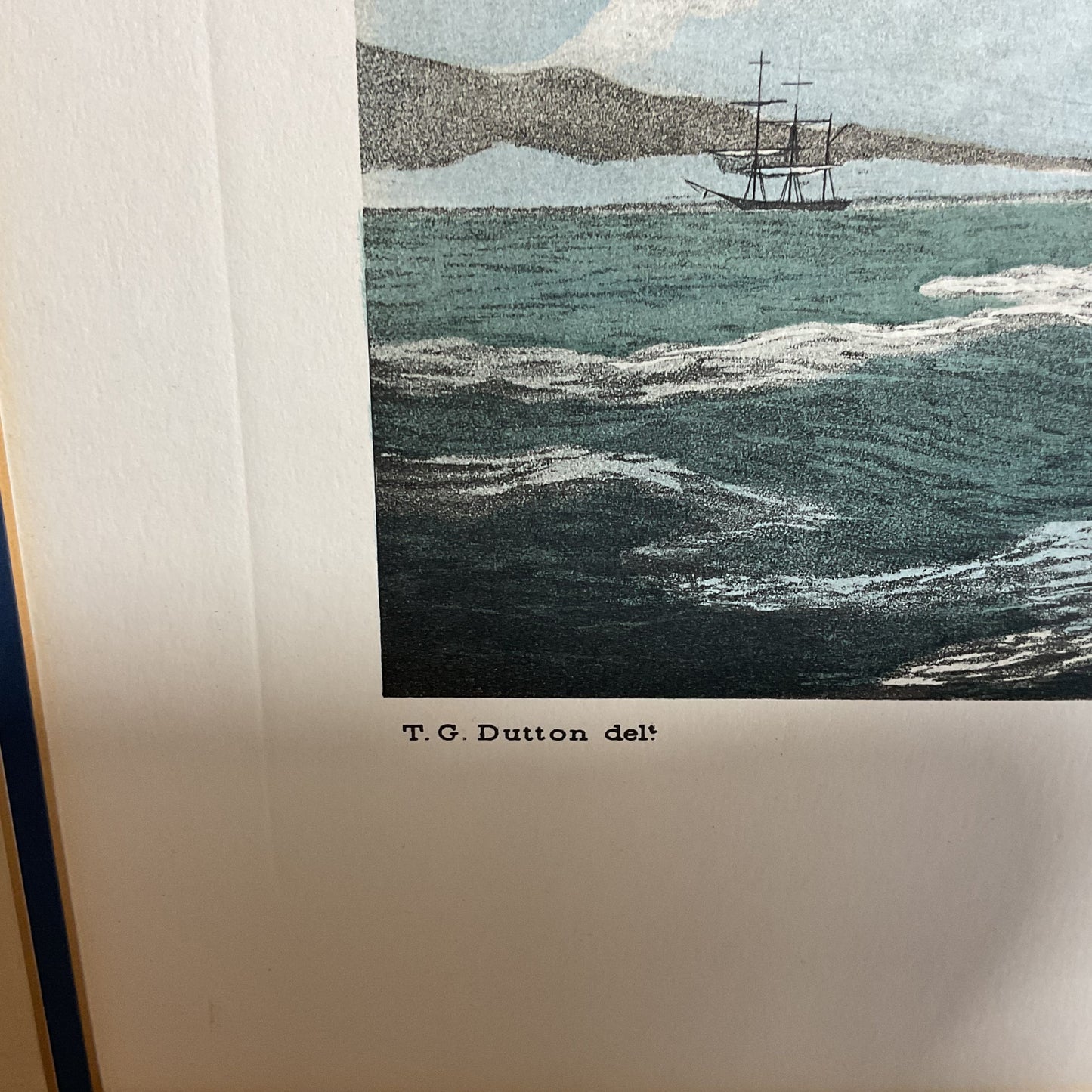 VTG. The Clipper Ship "Cosmos" Nautical Ship Engraved by Edward Duncan