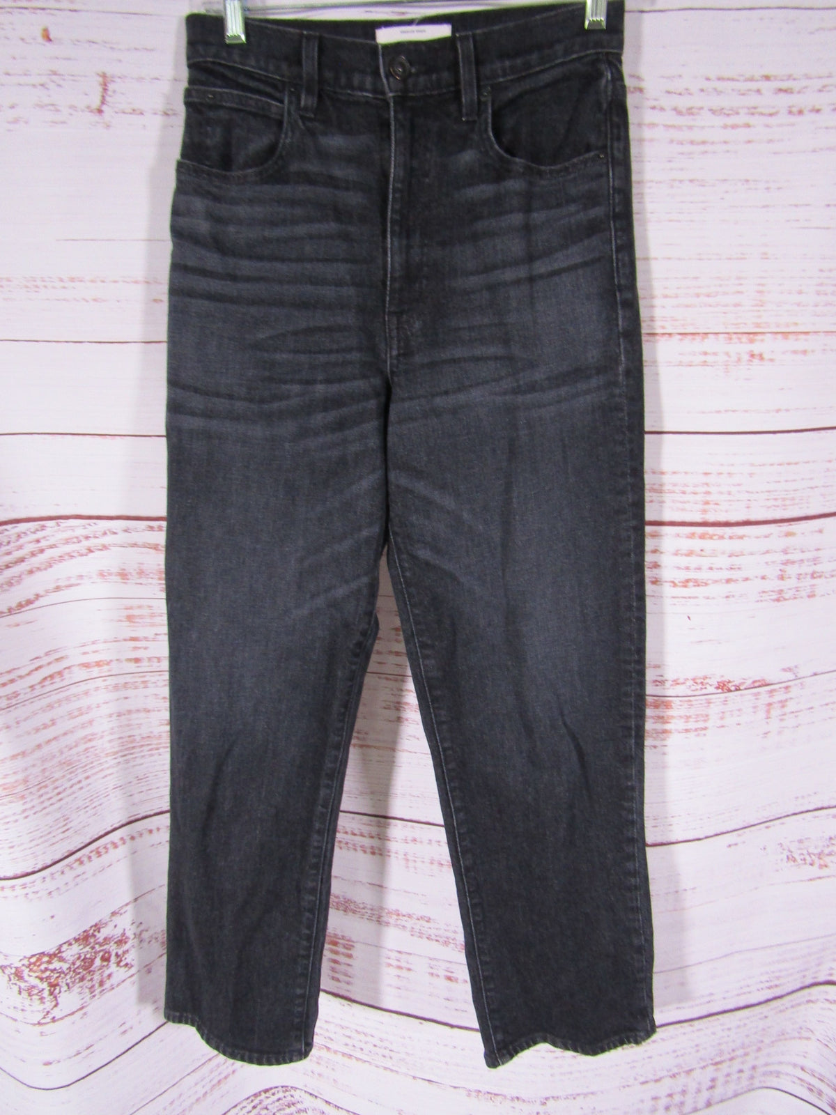 Slvrlake Denim London Crop Women's Black Cotton Blend Jeans Size 26