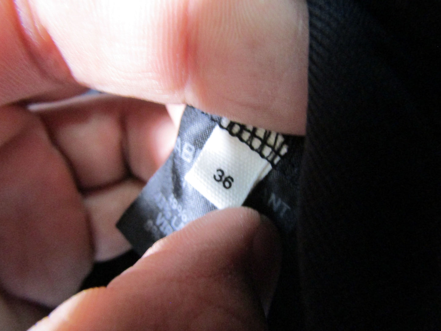 Isabel Marant Women's Black Wool Blend Faux Wrap Tie Skirt Size 36