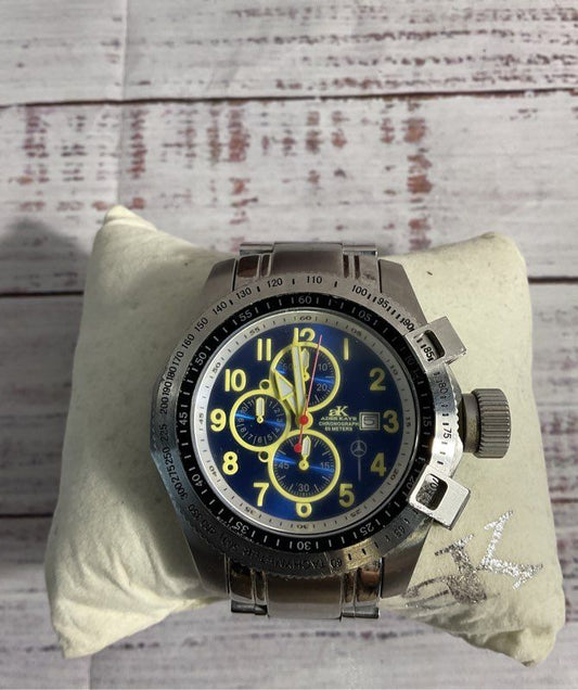 Adee Kaye AK6267 - M 5 ATM Water Resistant Stainless Steel Men’s Watch Link/Case