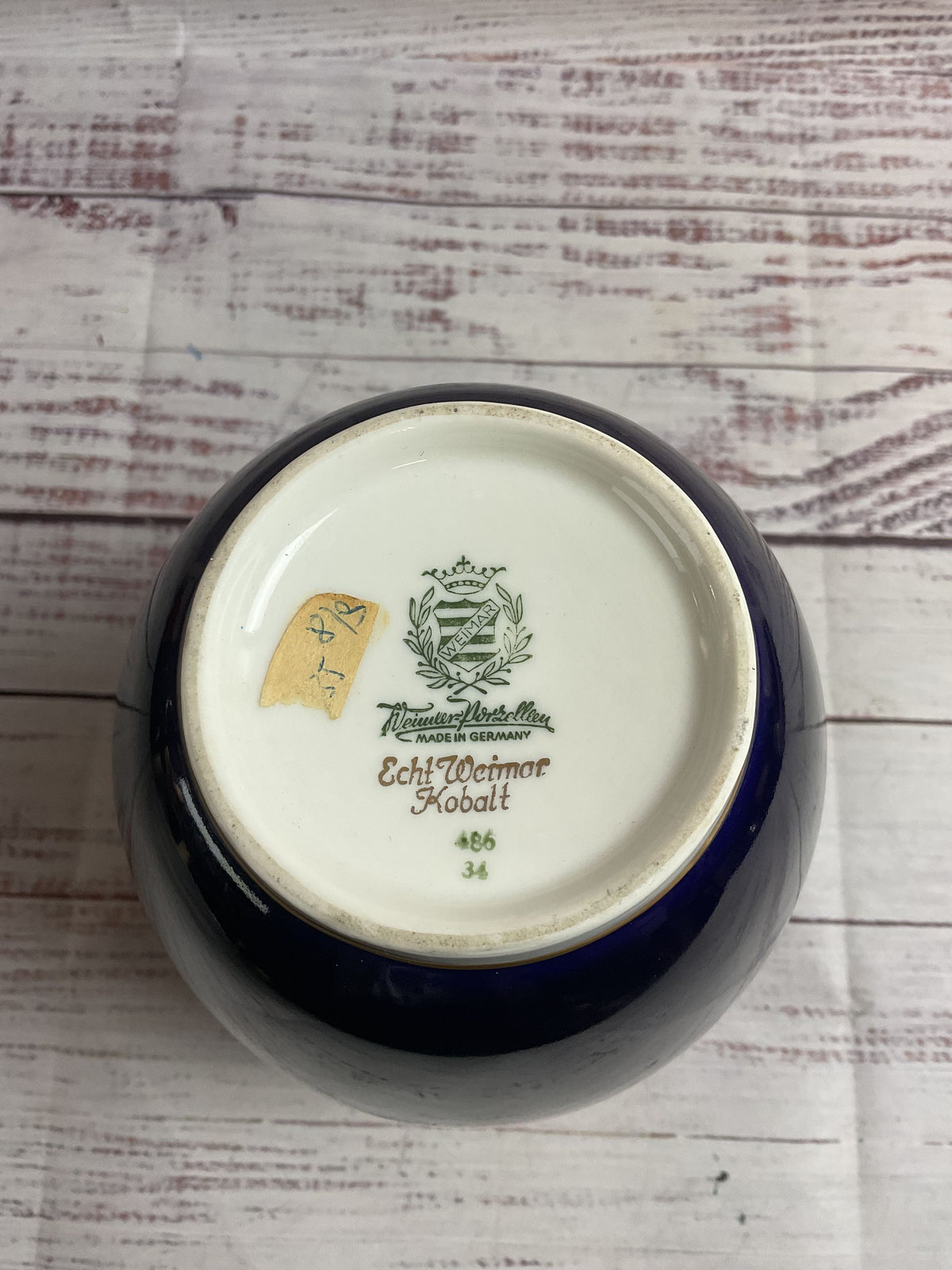 Echt Weimar Kobalt Round Decorative Vase
