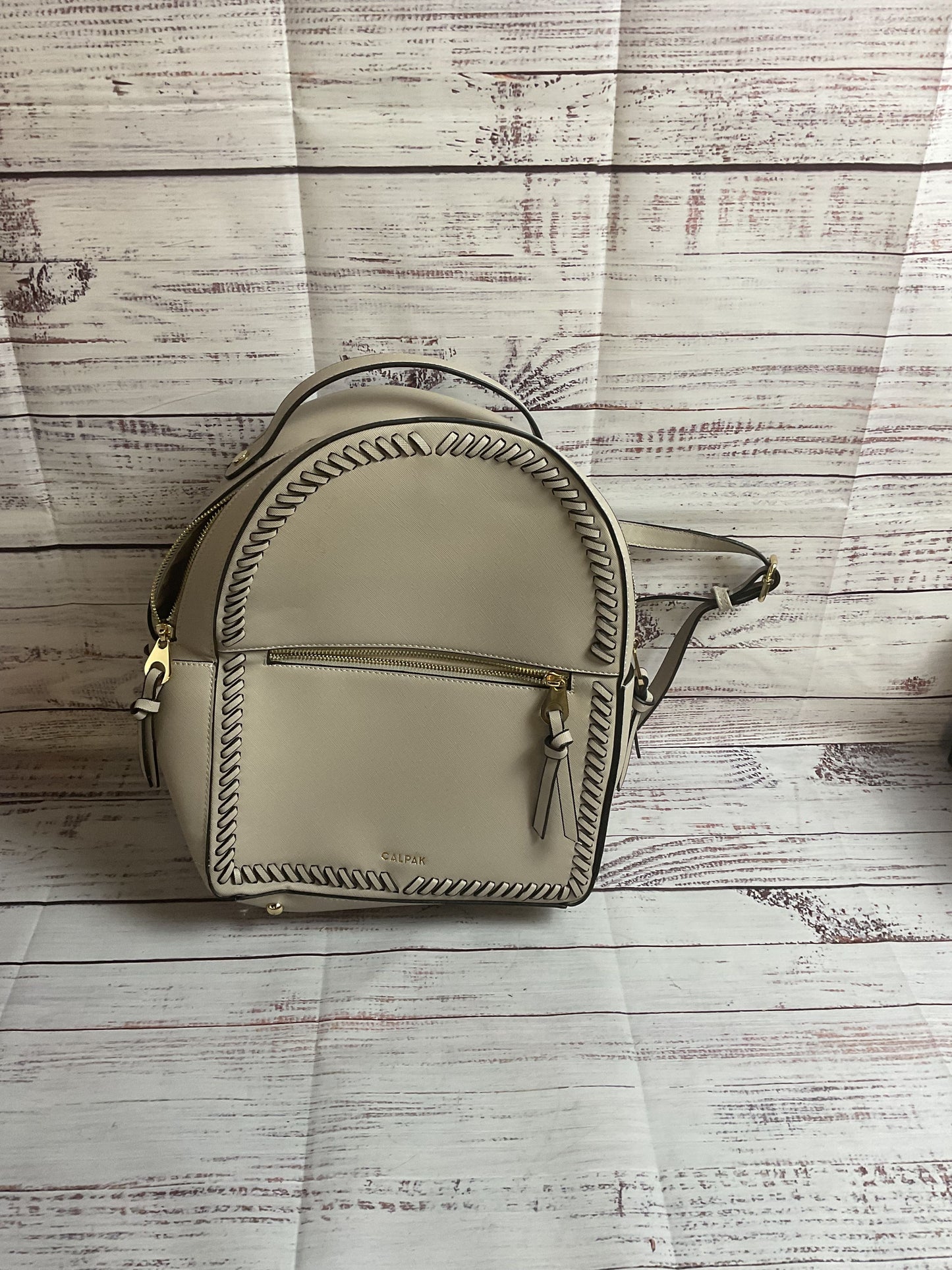 Calpak Beige Backpack