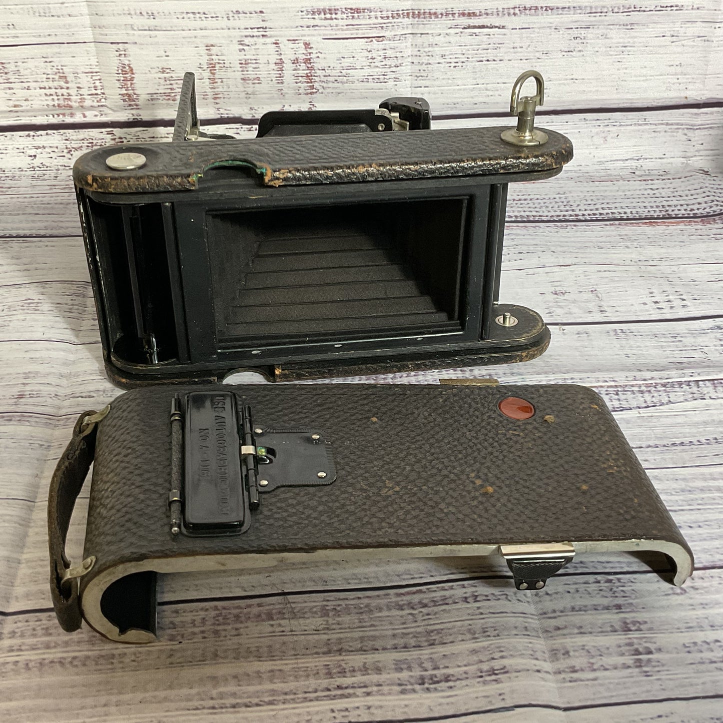 VTG. KODAK Eastman A-116 Autographic Kodak Jr. Folding Film Camera 1914 -1927