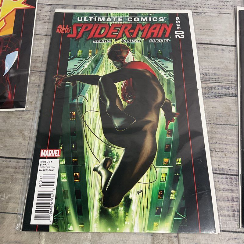 Ultimate Comics All-New Spider-Man #1-6 Bendis Miles Morales Comic Book Set 2011