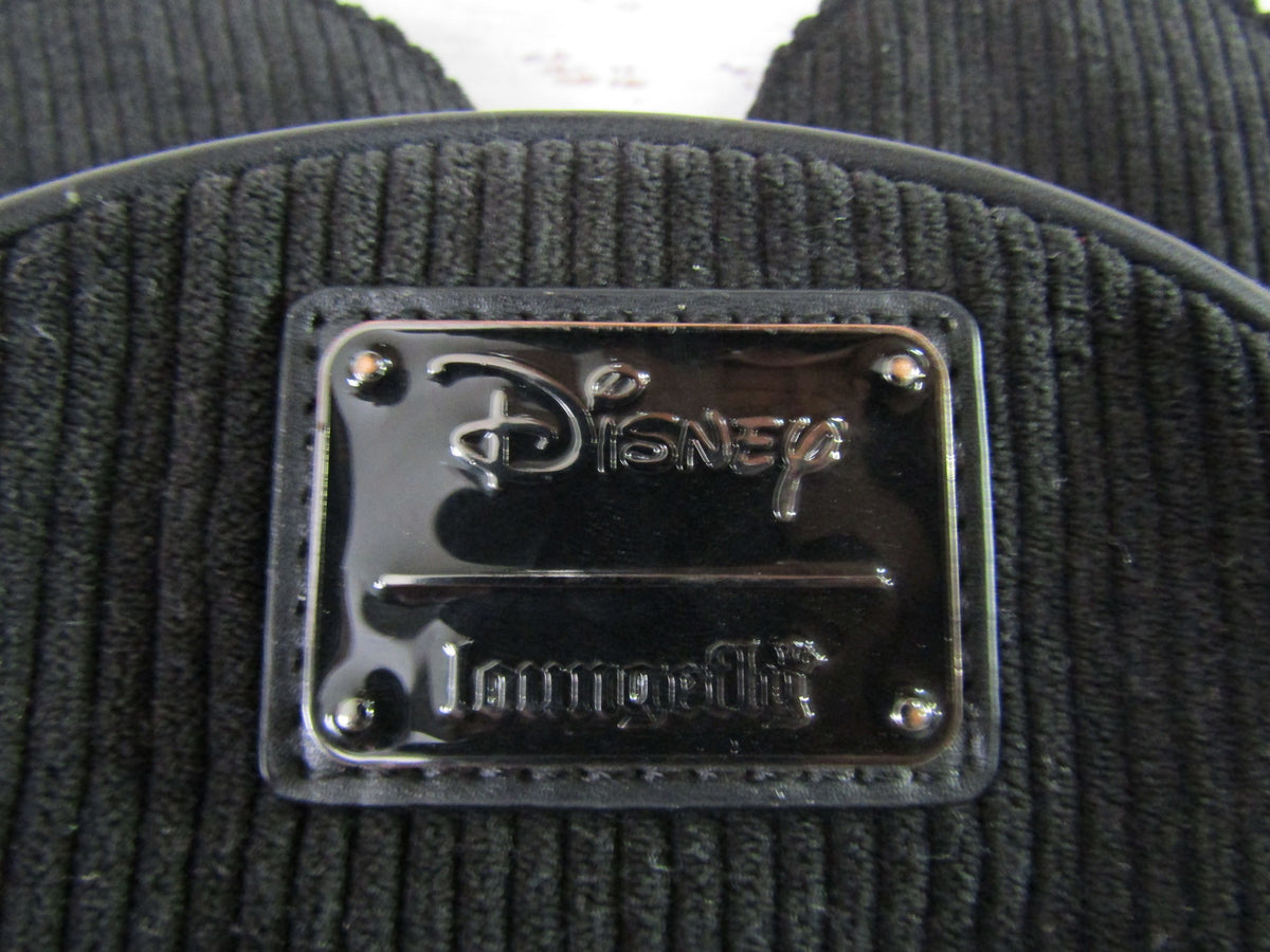 Loungefly x Disney 100 Year Anniversary Black Corduroy Backpack