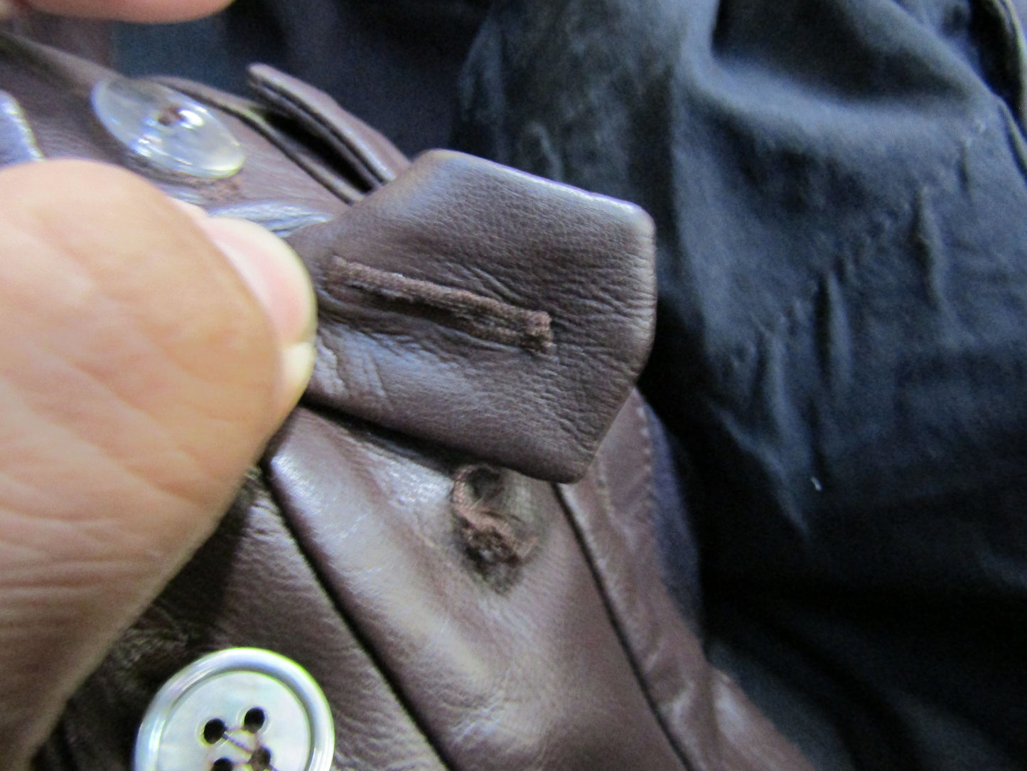 Aya Muse Women's Brown Faux Leather Pants Size XS