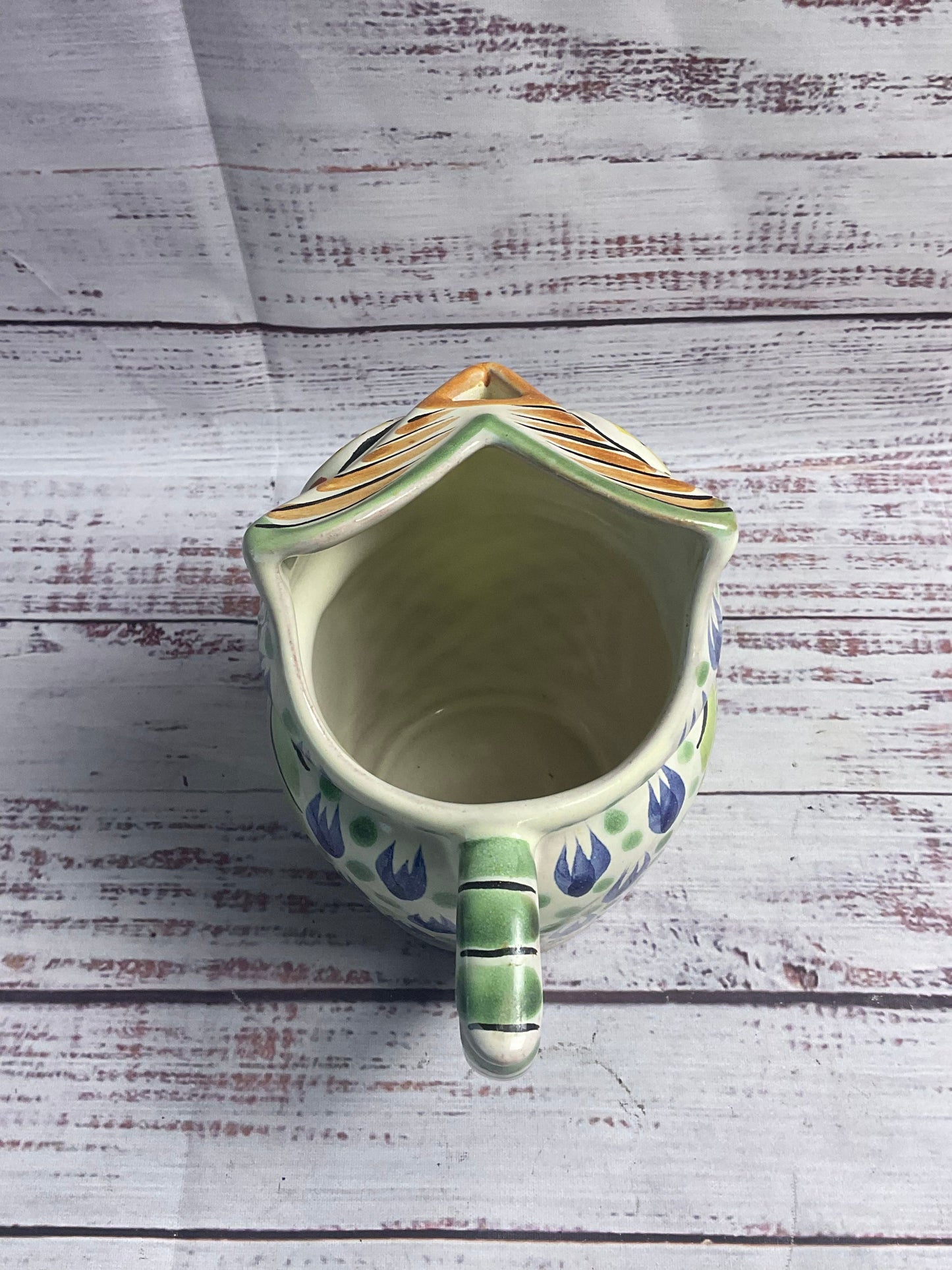 Handmade Ceramic Owl Creamer Pitcher