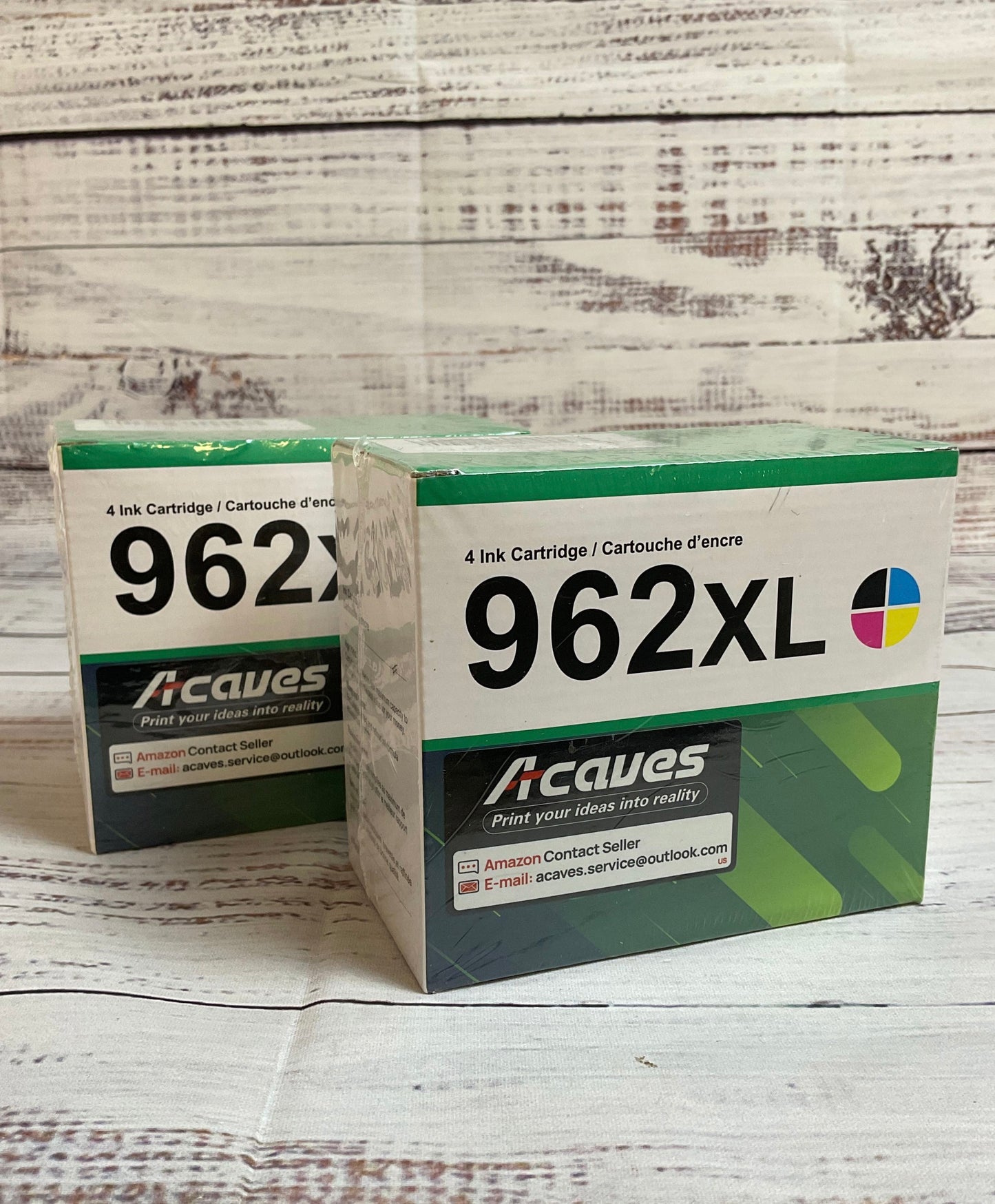 Acaves Set of Two 962XL 4 Ink Cartridges, New in Box